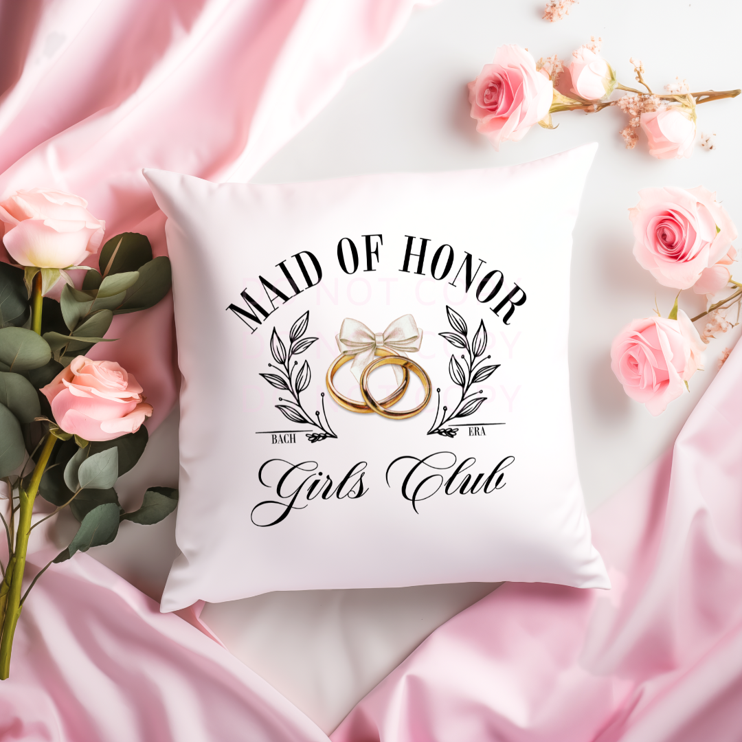 Maid of Honour Girls Club DTF Full Colour Transfers