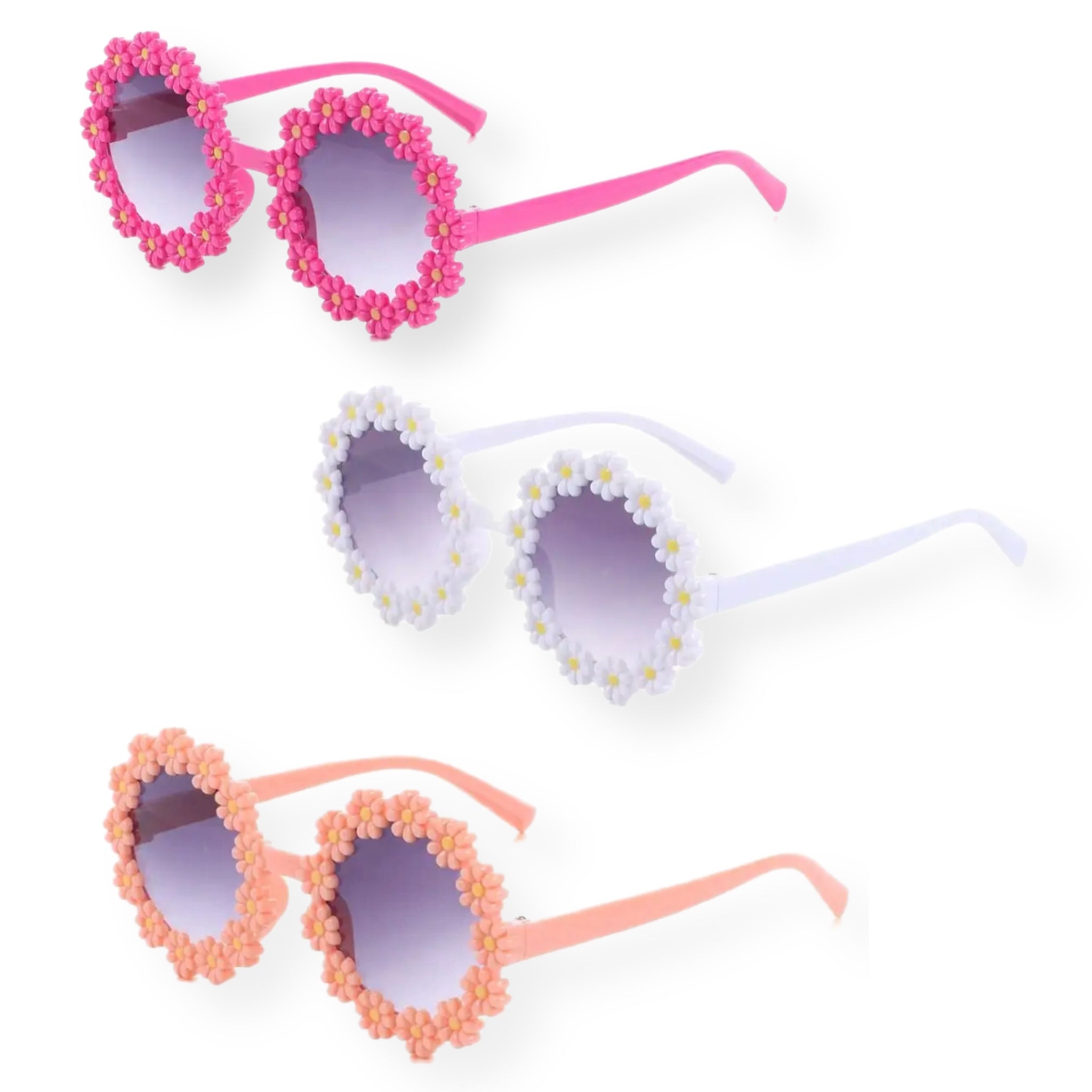 Daisy Flower Retro Kids Sunglasses- eliza henri