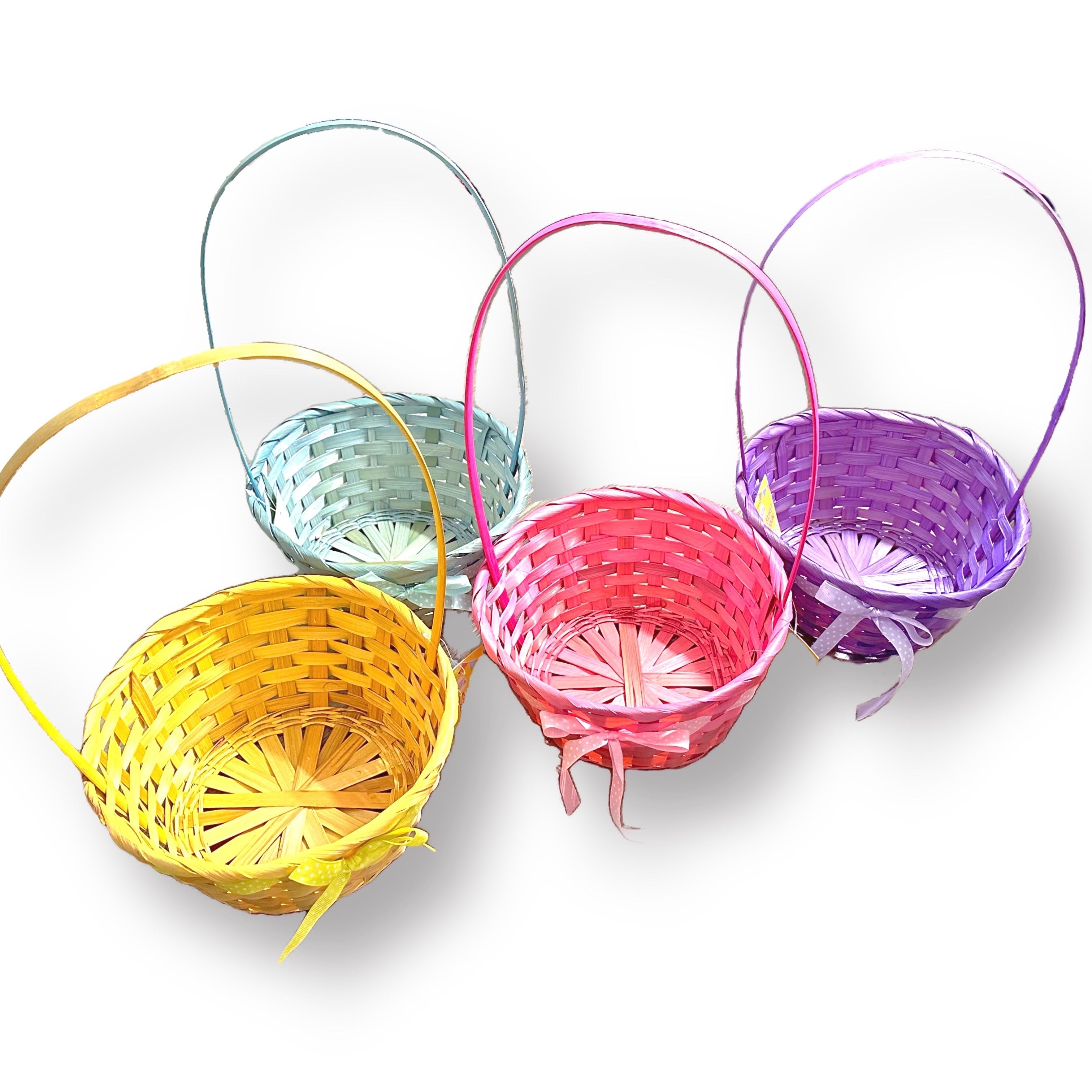 Easter Woven Ribbon Baskets