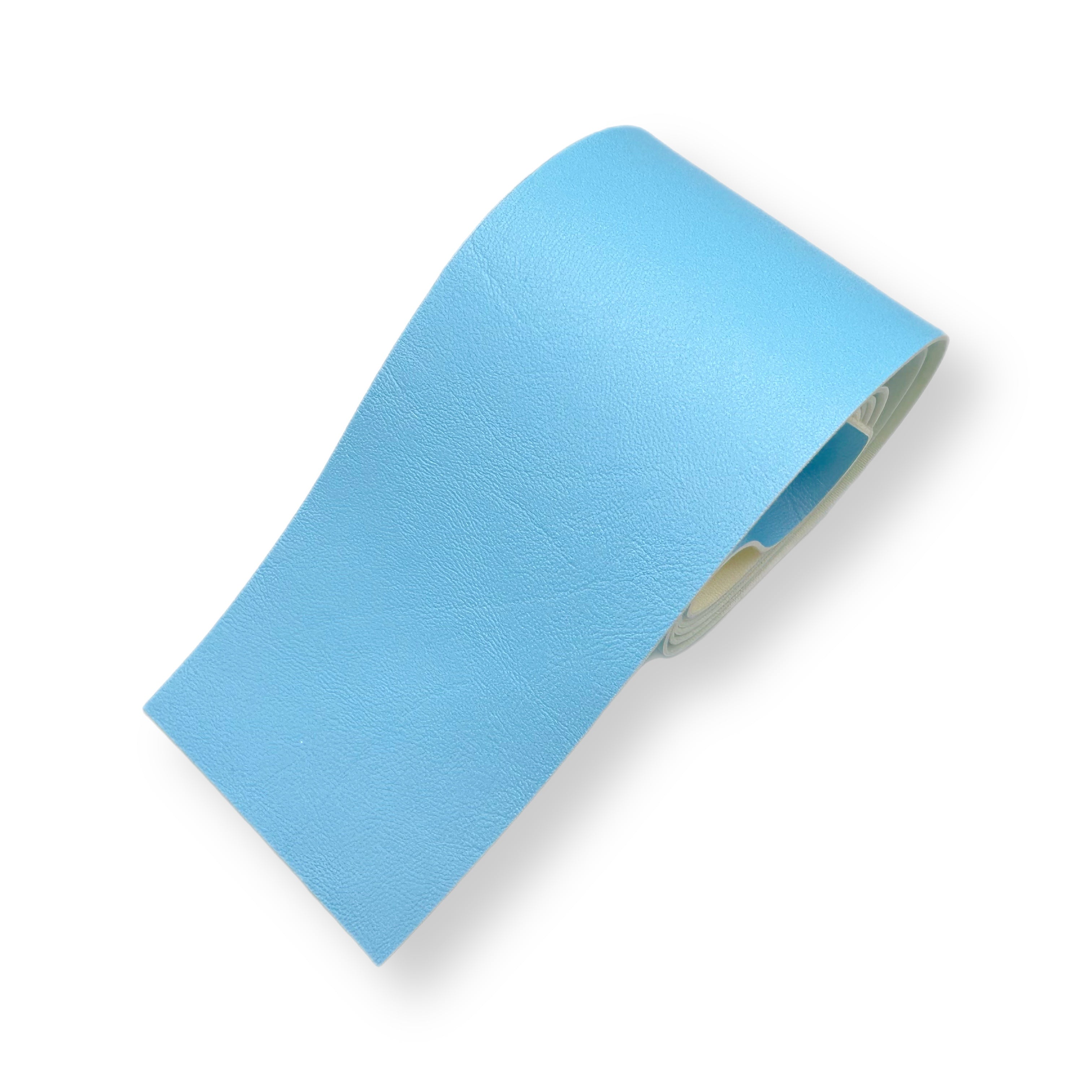 Powder Blue | Core Colour Faux Leather Mega Bow Strips
