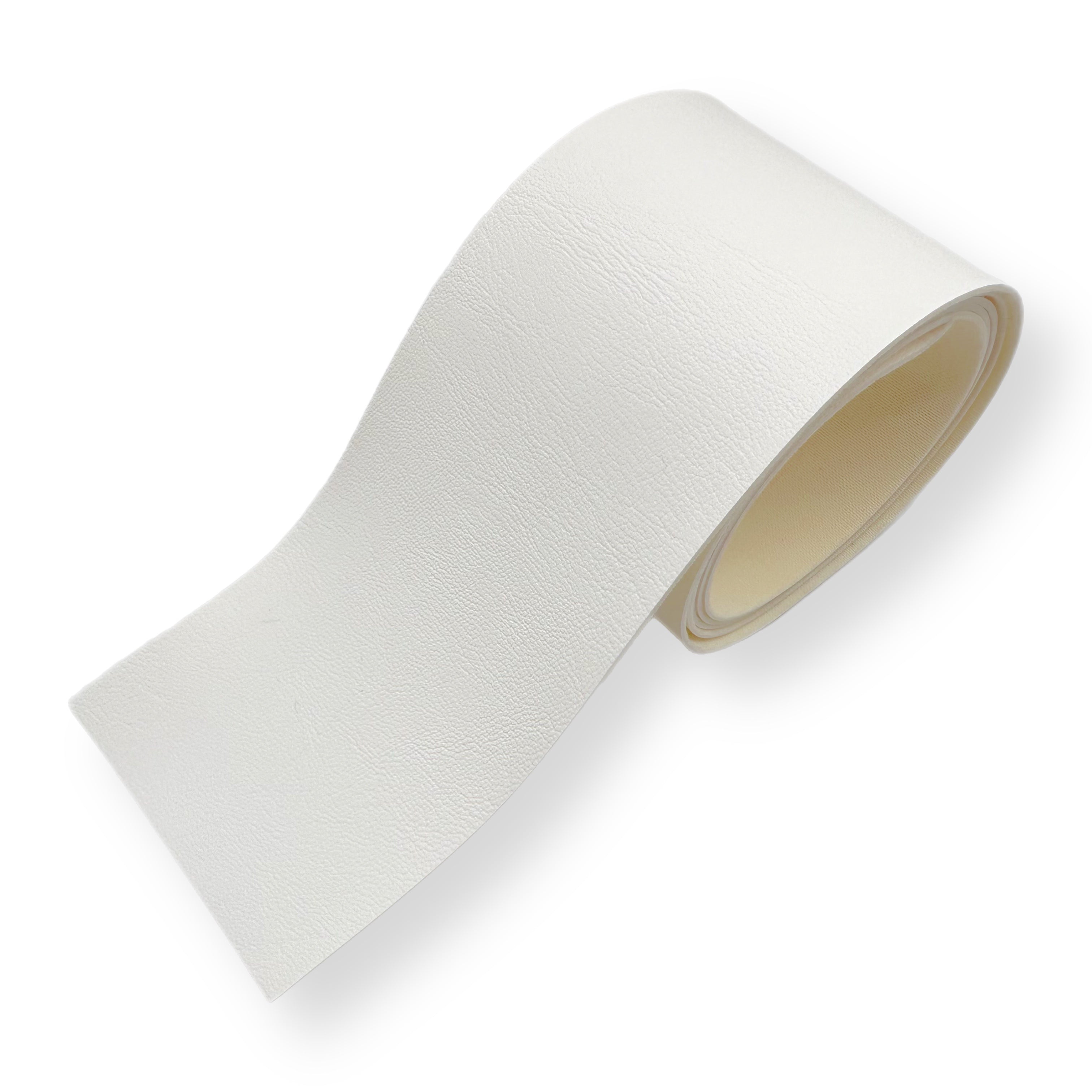 Pure White | Core Colour Faux Leather Mega Bow Strips