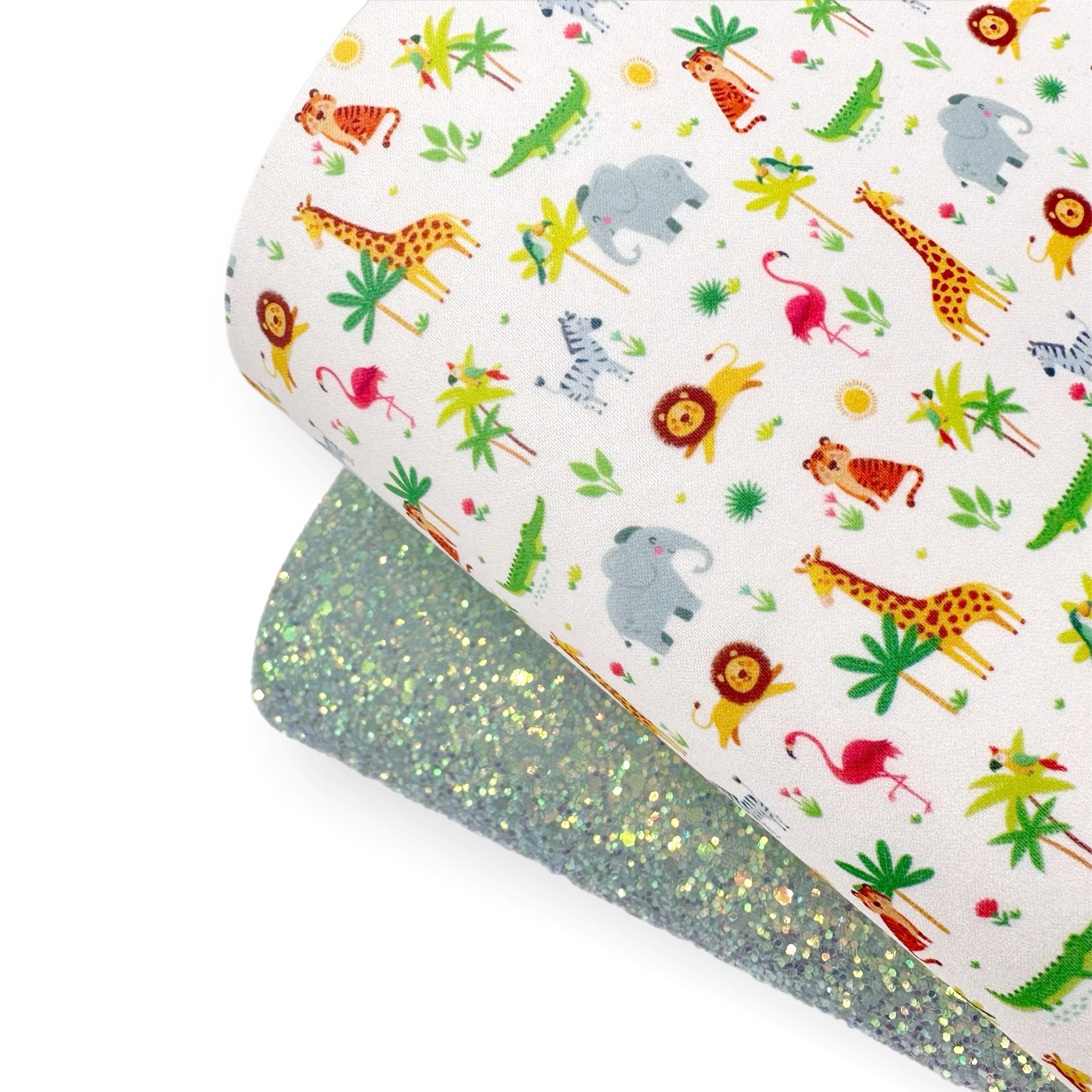 Little Zoo Babies- Felt, Suede, Velvet or Satin Premium Fabric Sheets