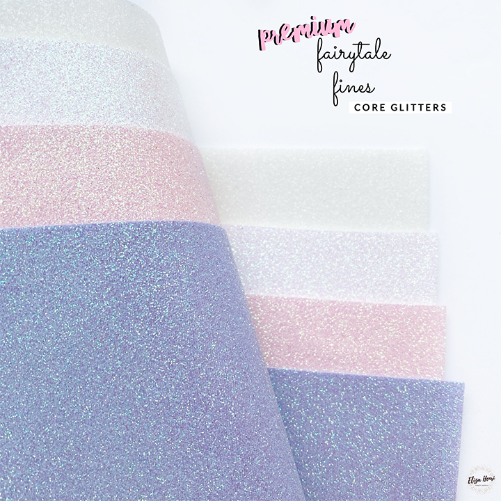 'Fairytale Fines' Glitter Premium Lux Fine Glitter Fabric Range
