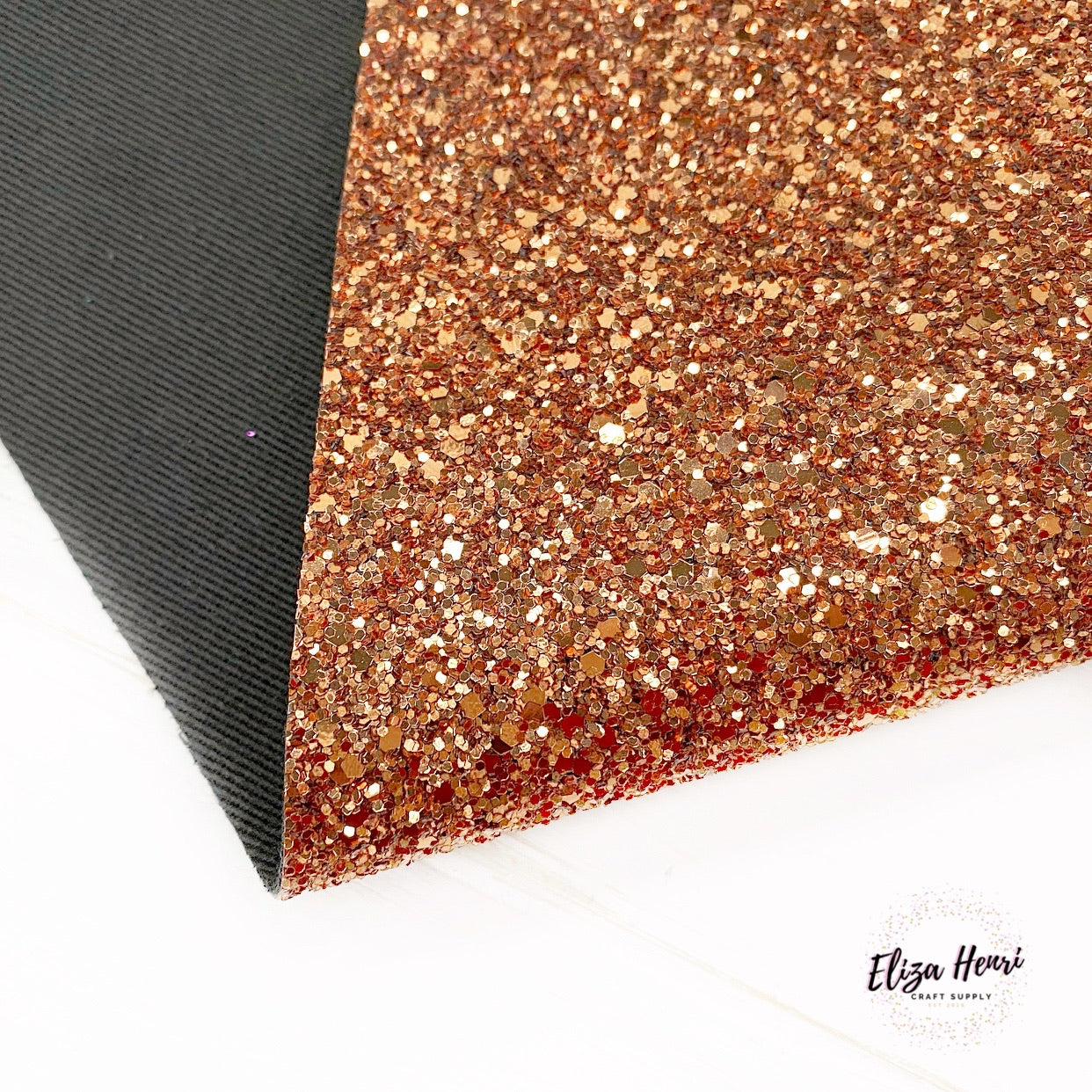 Copper Coat Lux Premium Chunky Glitter Fabric