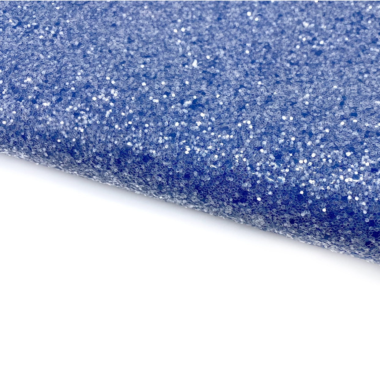 Sugar Coated Denim Blue Lux Premium Chunky Glitter Fabric