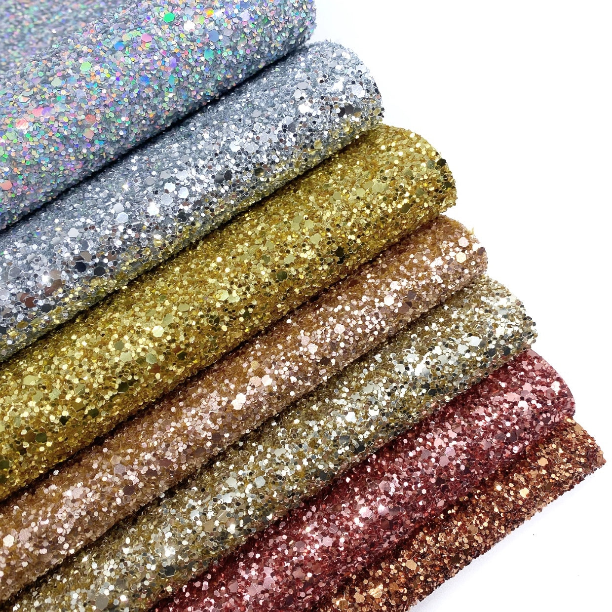 Chunky Metallics Lux Premium Core Glitter collection- 7 Colours