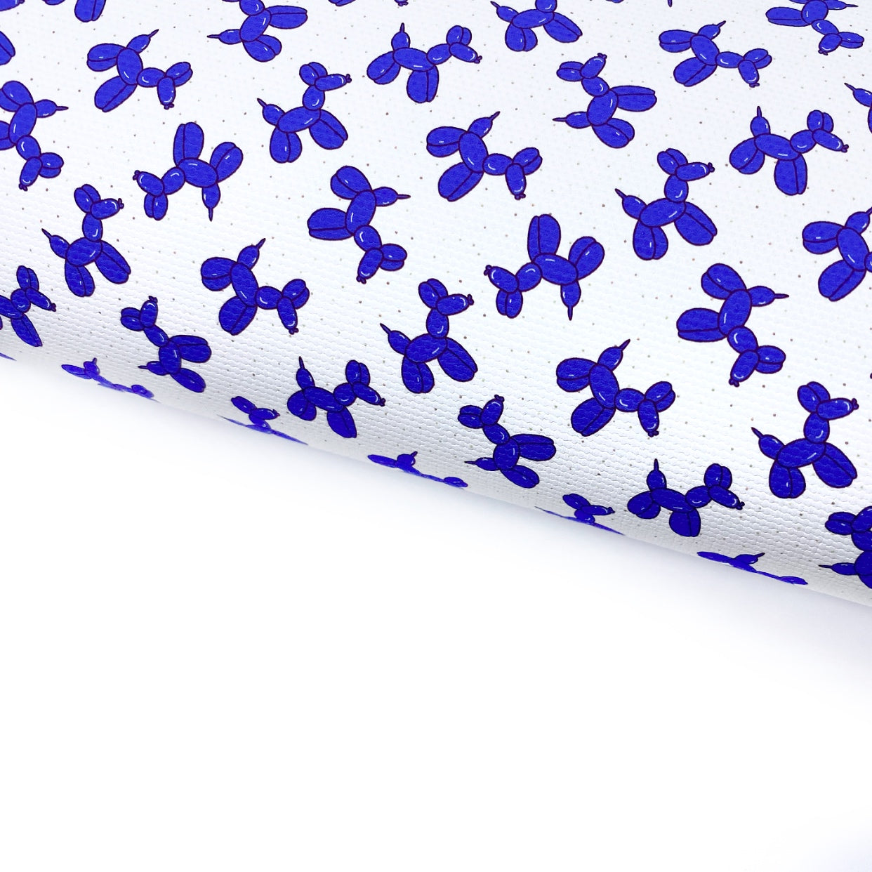 Blue Animal Balloons Lux Premium Printed Bow Fabrics