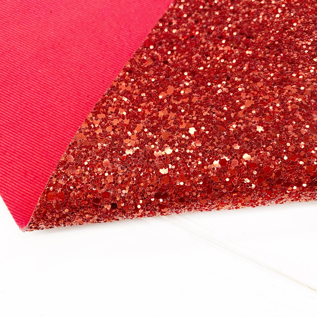Little Red Lux Premium Chunky Glitter Fabric