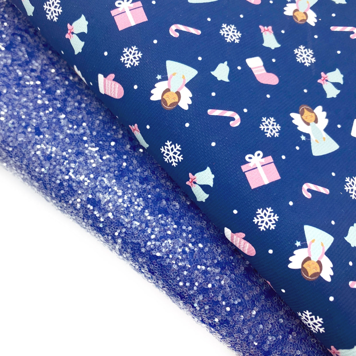 Snow Fairies Lux Premium Canvas Bow Fabrics