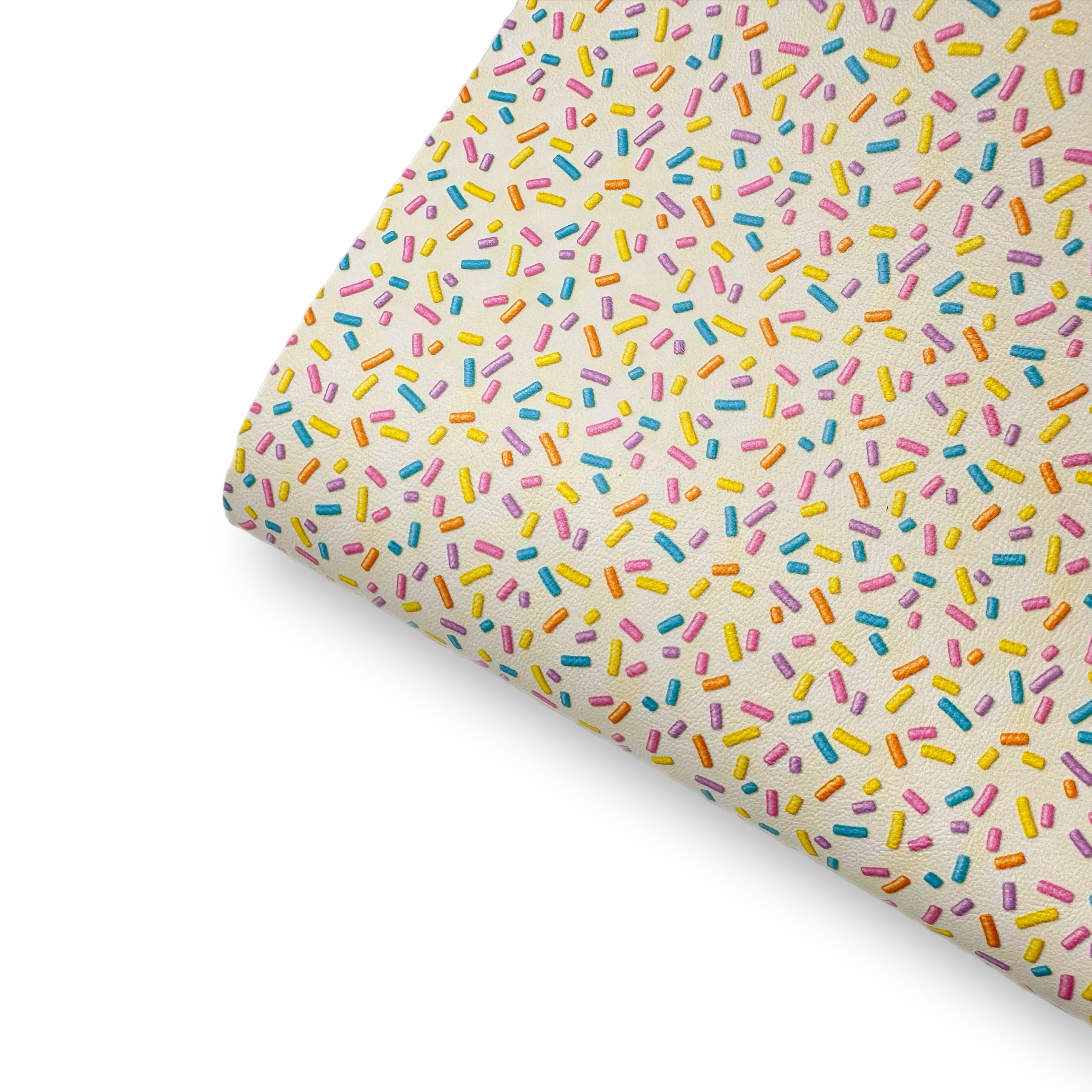 Extra Sprinkles Premium Faux Leather Fabric