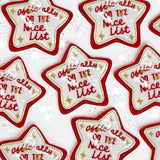 Officially on the Nice List Star Badge KIT Felties