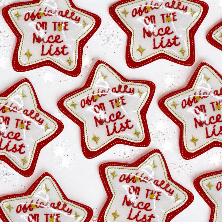 Officially on the Nice List Star Badge KIT Felties