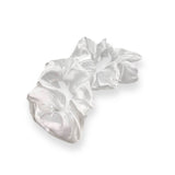 White Satin Scrunchies