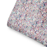 Crushed Diamonds Faux Glitter Premium Faux Leather Fabric