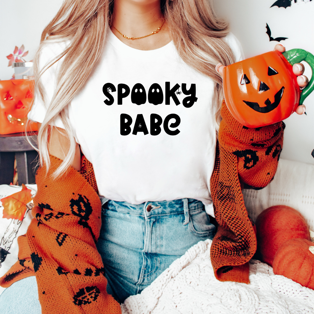 Spooky Babe DTF Full Colour Transfers