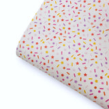 Birthday Confetti Premium Faux Leather Fabric