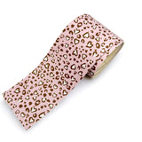 WE LOVE LEOPARD FAUX LEATHER MEGA BOW STRIPS- 2 SIZES