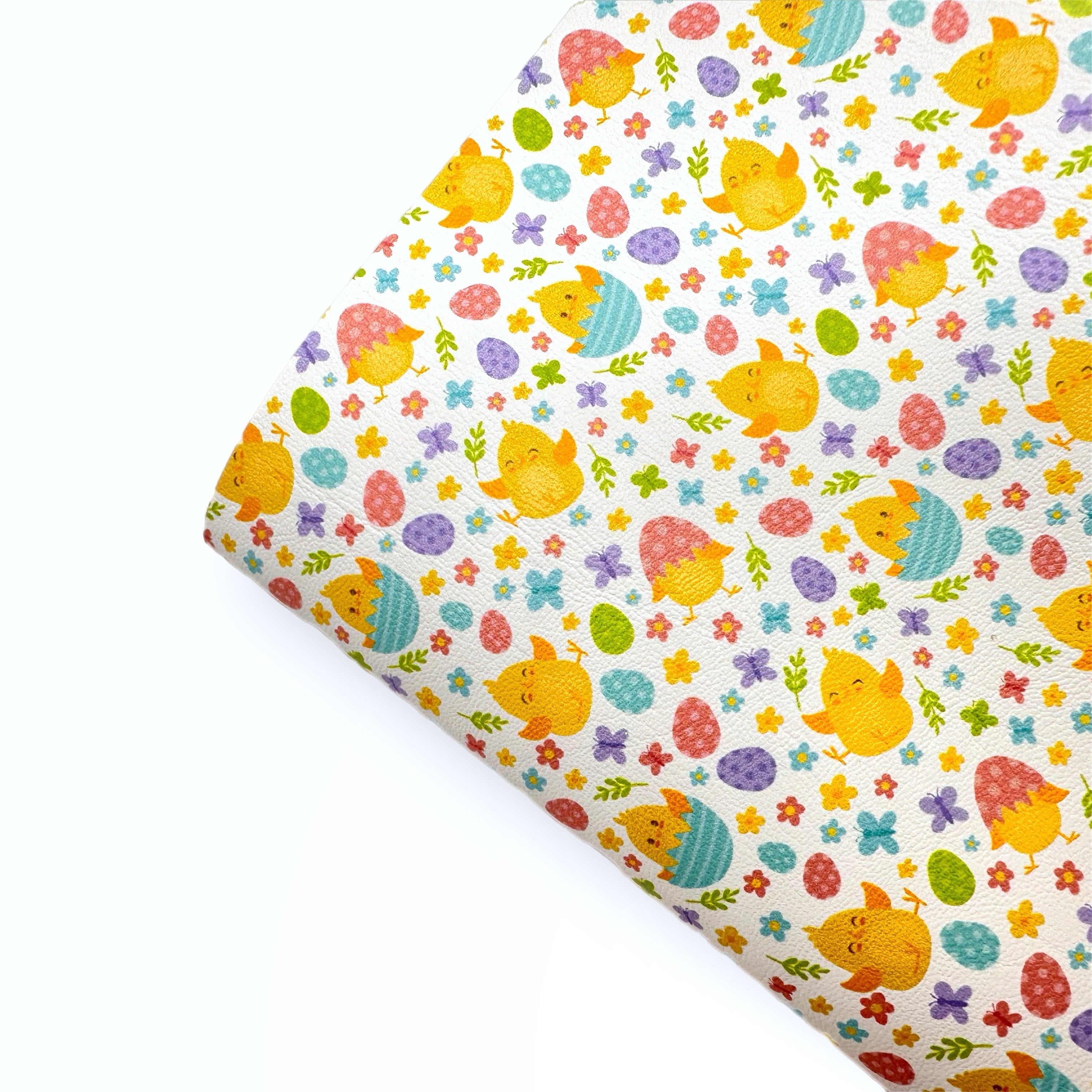Ickle Baby Chicks Premium Faux Leather Fabric