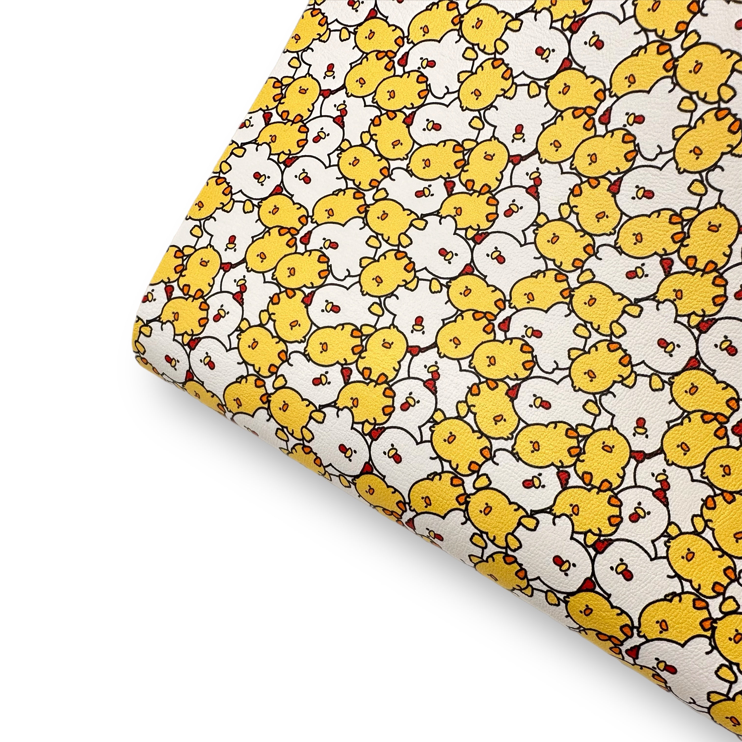 Little Chick Premium Faux Leather Fabric
