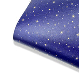 Night Skies Premium Faux Leather Fabric