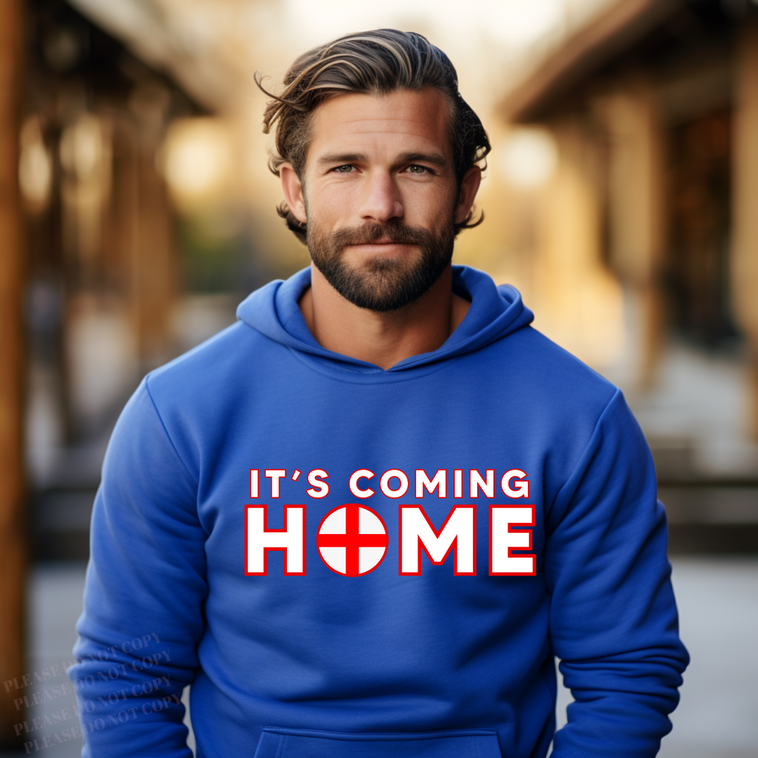 It's Coming Home Circle Flag DTF Full Colour Transfers