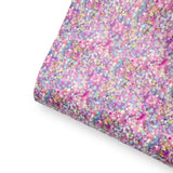 Girls Night Faux Glitter Premium Faux Leather Fabric