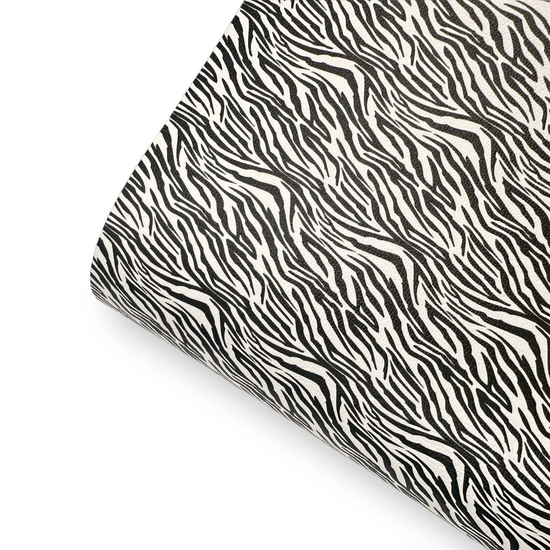 Little Zebra Premium Faux Leather Fabric