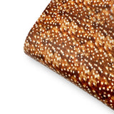 Freckled Fawn Fur Premium Faux Leather Fabric