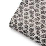 Skull Lace Premium Faux Leather Fabric