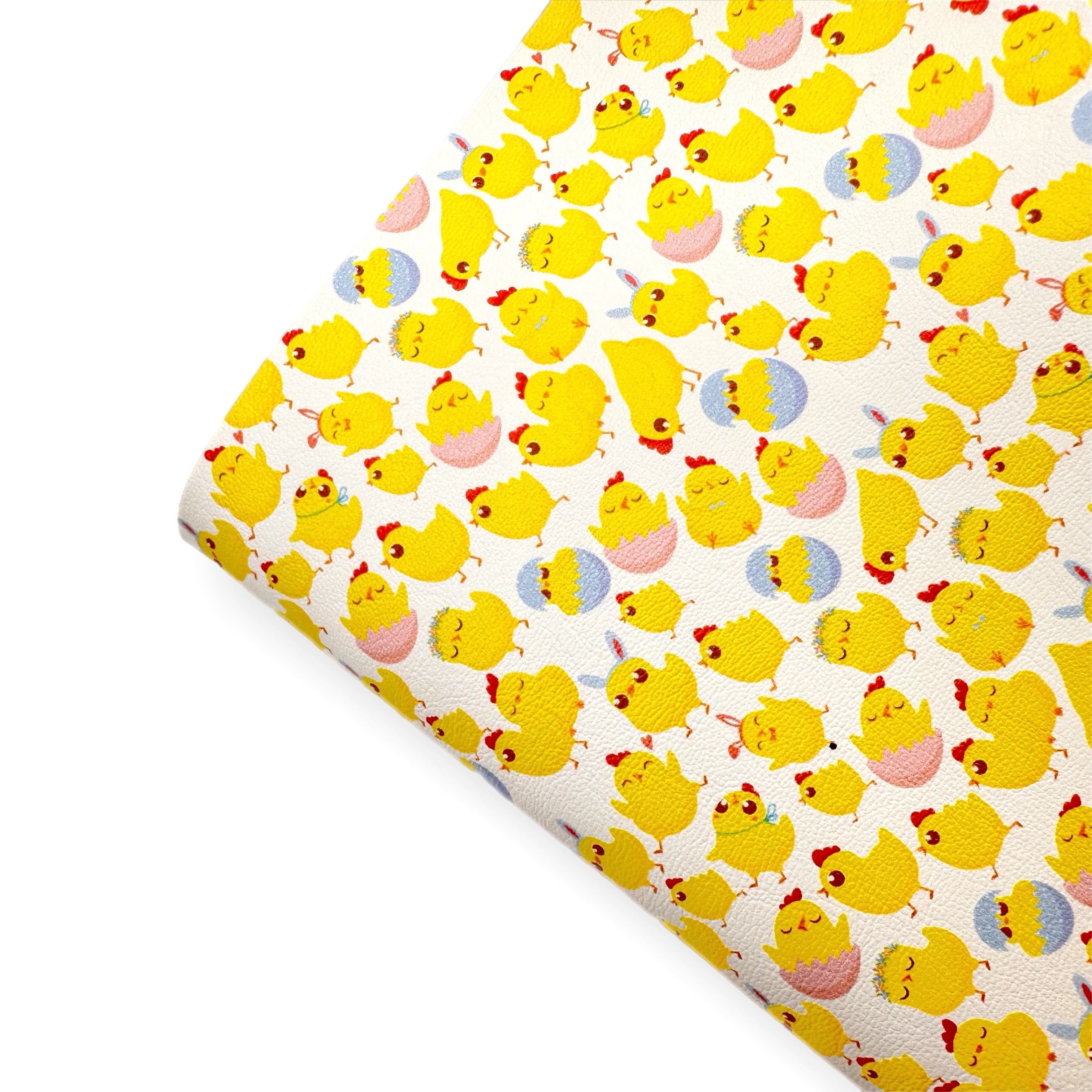 Chick Party Premium Faux Leather Fabric