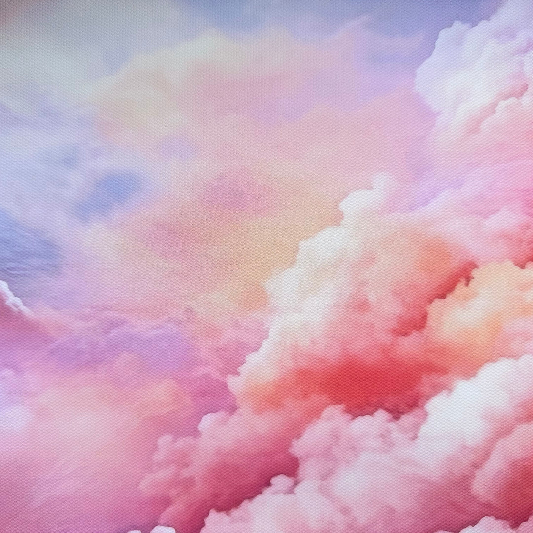 In the Pink Clouds Canvas Photography Background