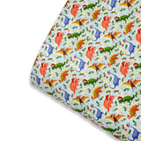 A Very Merry Dino Christmas Premium Faux Leather Fabric