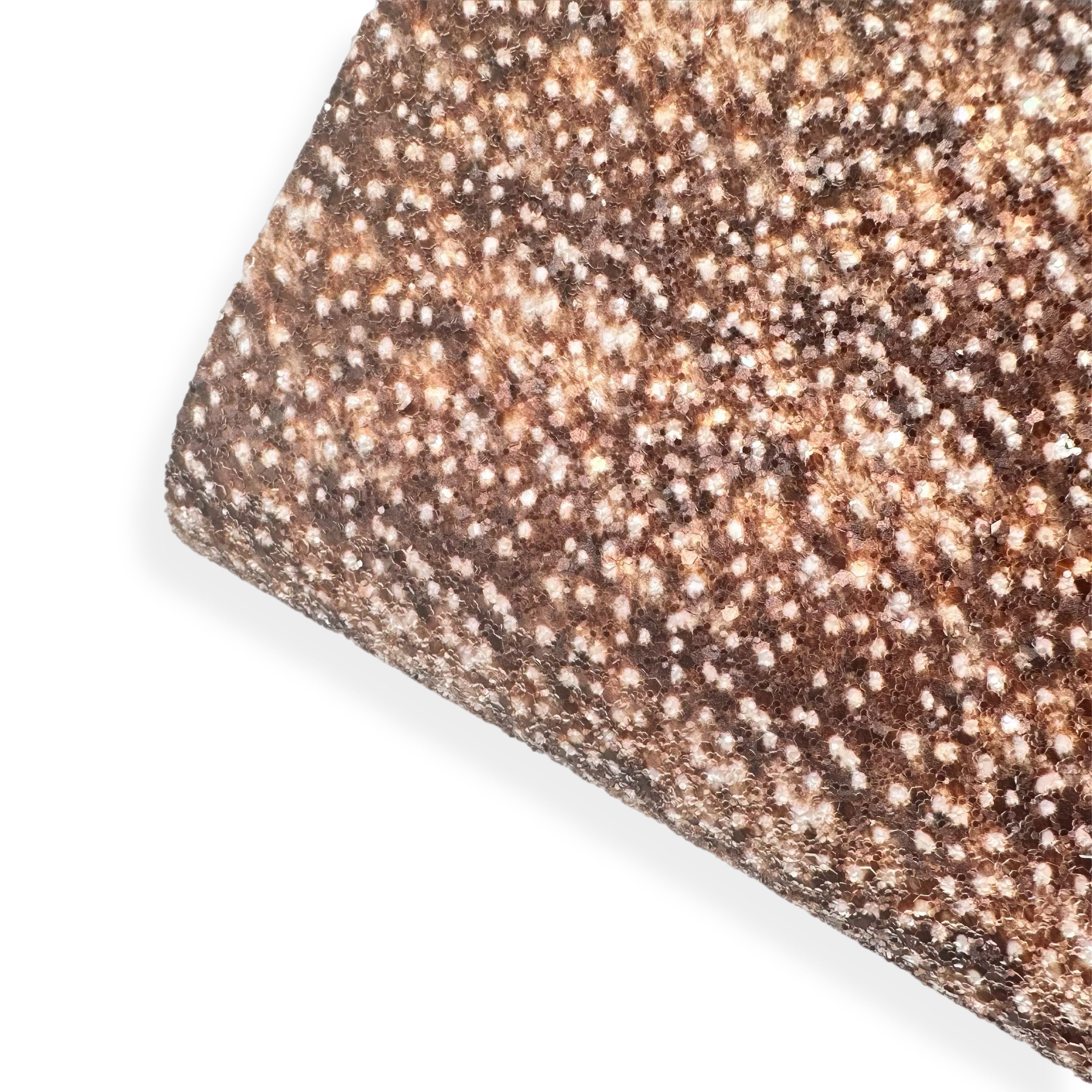 Freckled Fawn Fur Chunky Glitter Fabric