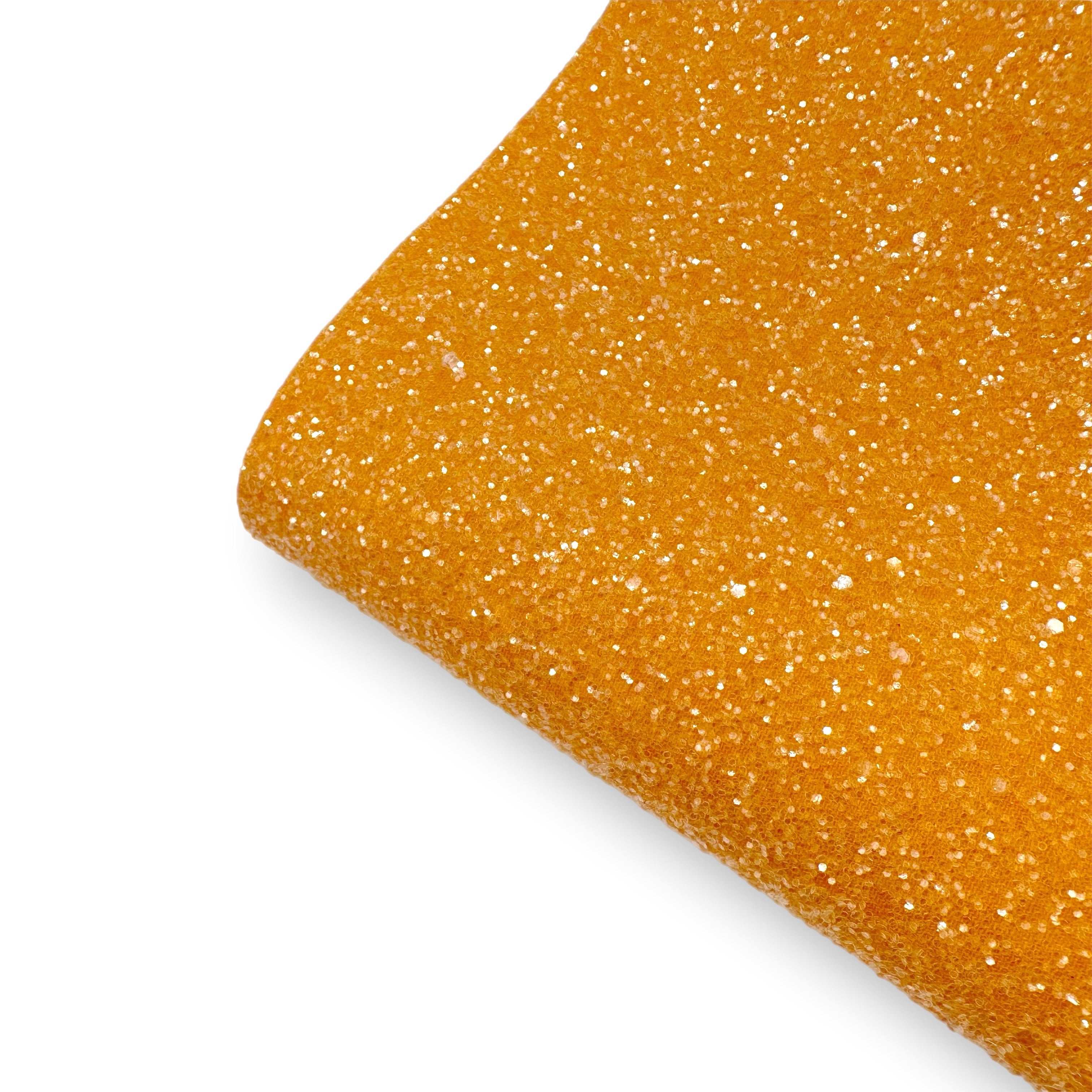 Mustard Sugar Coated Core Lux Premium Chunky Glitter Fabric