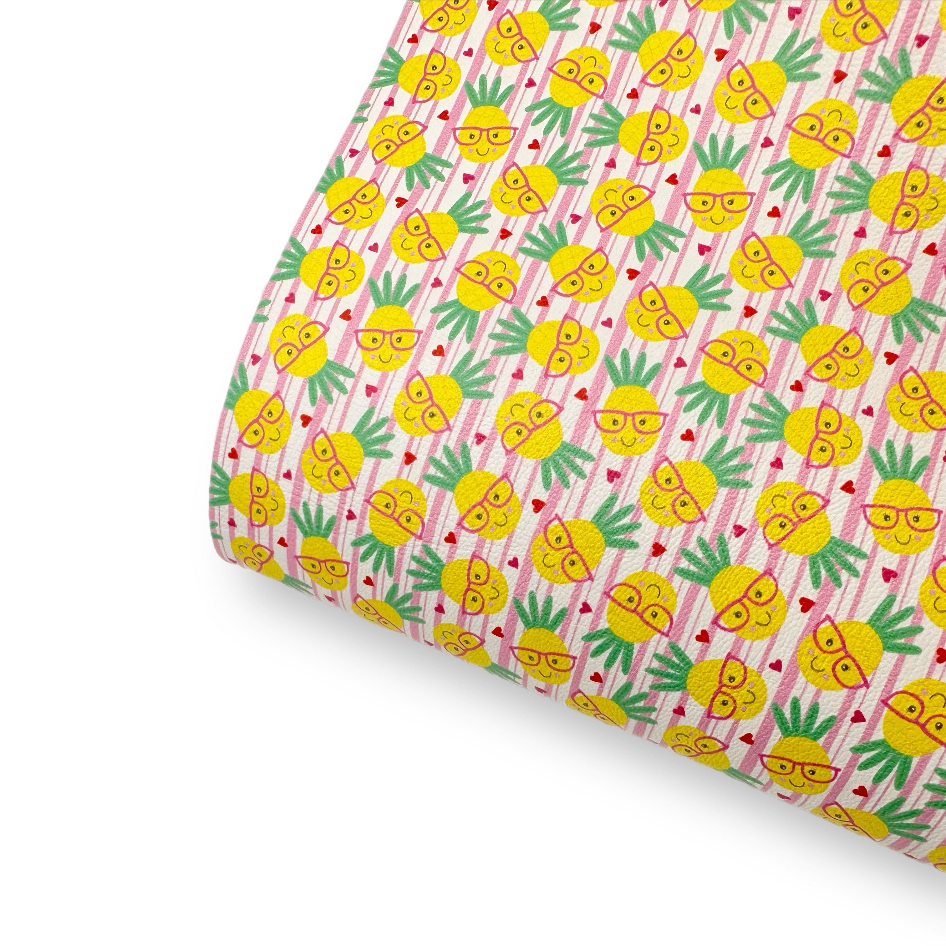 Pineapple Gang Premium Faux Leather Fabric