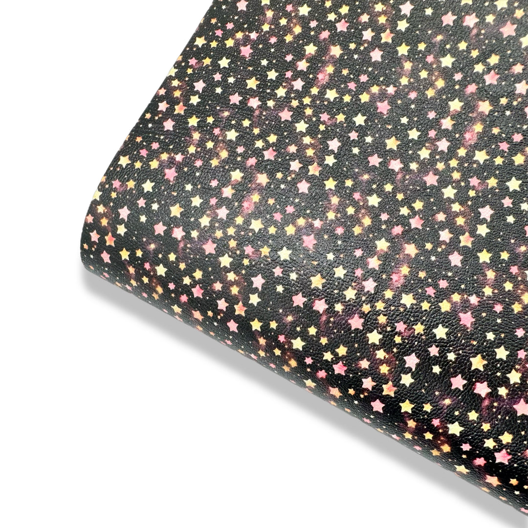 Prettiest Stars Premium Faux Leather Fabrics