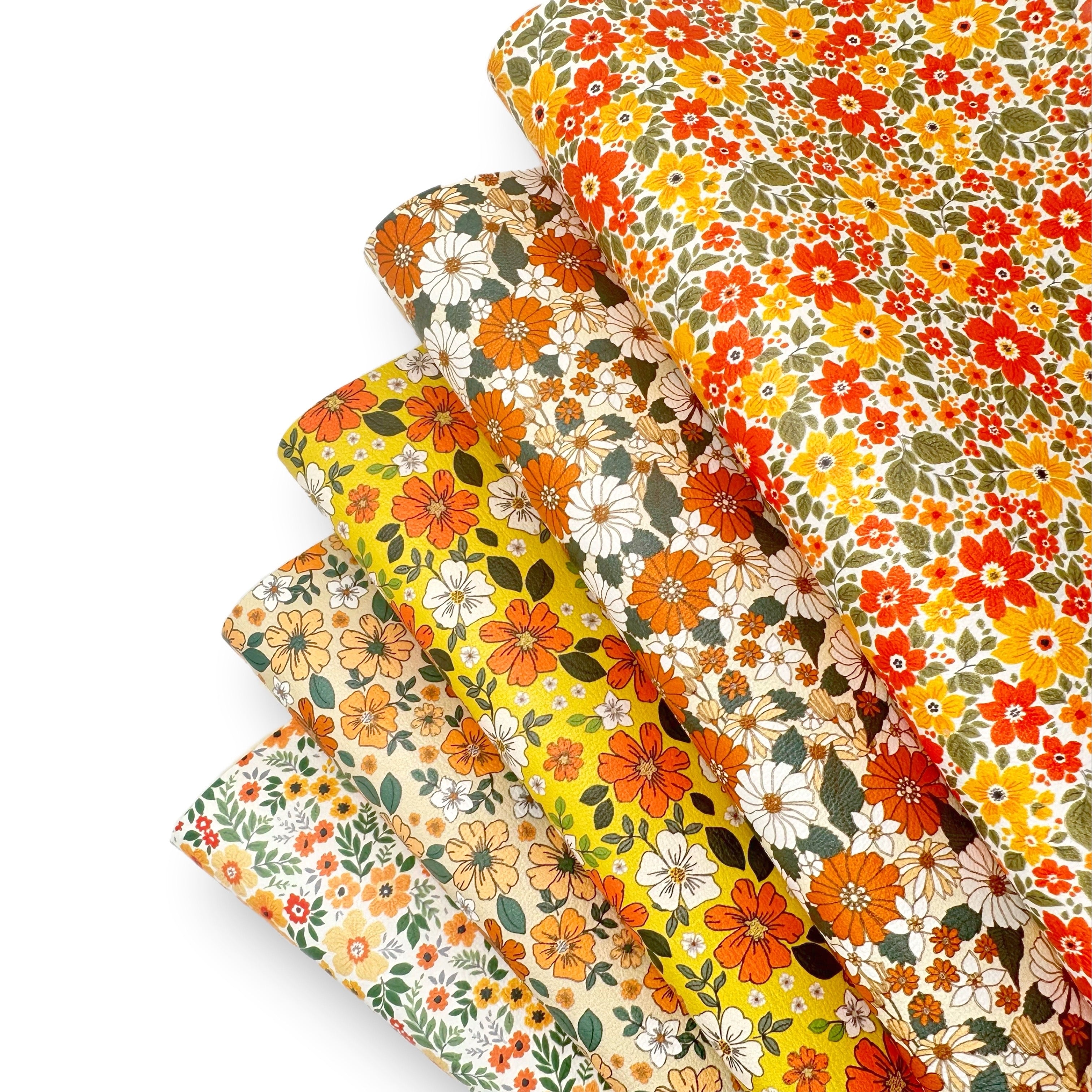 Autumn Ditsy Florals Featured Fabric Collection