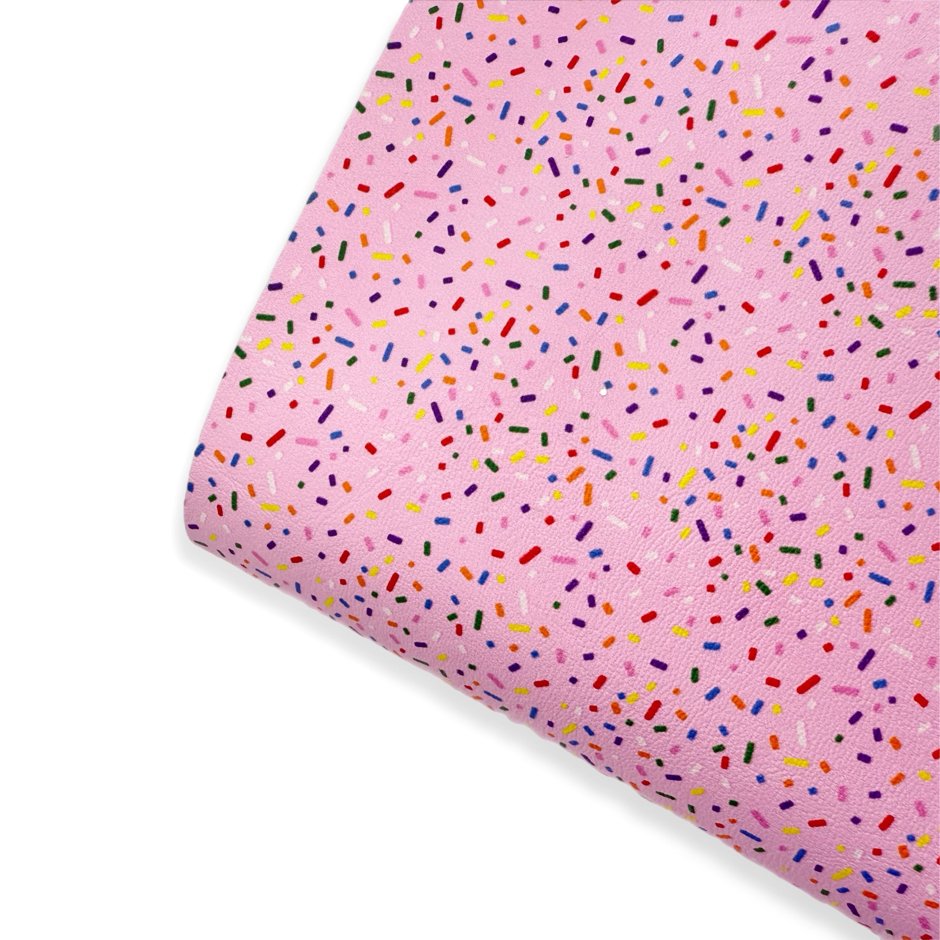 Birthday Sprinkles Premium Faux Leather Fabrics