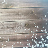 Snowy Speckles Wooden Canvas Photography Background