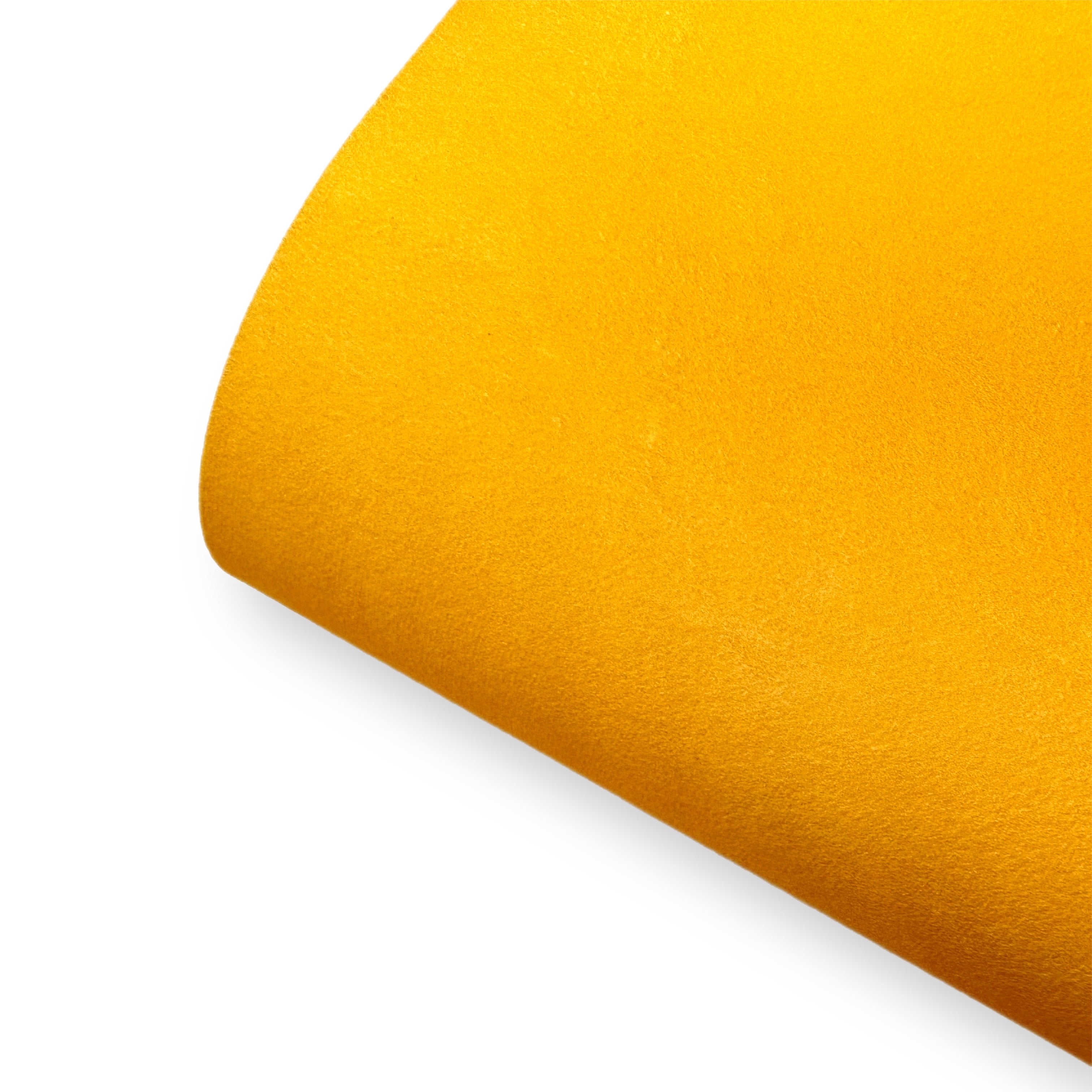 Teddy Deep Yellow- Felt, Suede, Velvet or Satin Premium Fabric Sheets