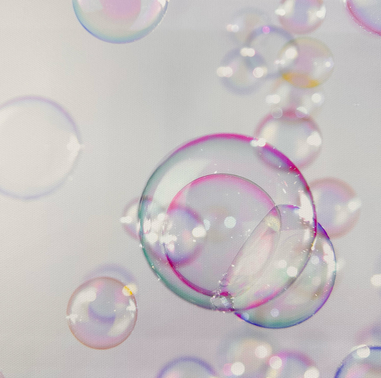 Bubbles Canvas Photography Background