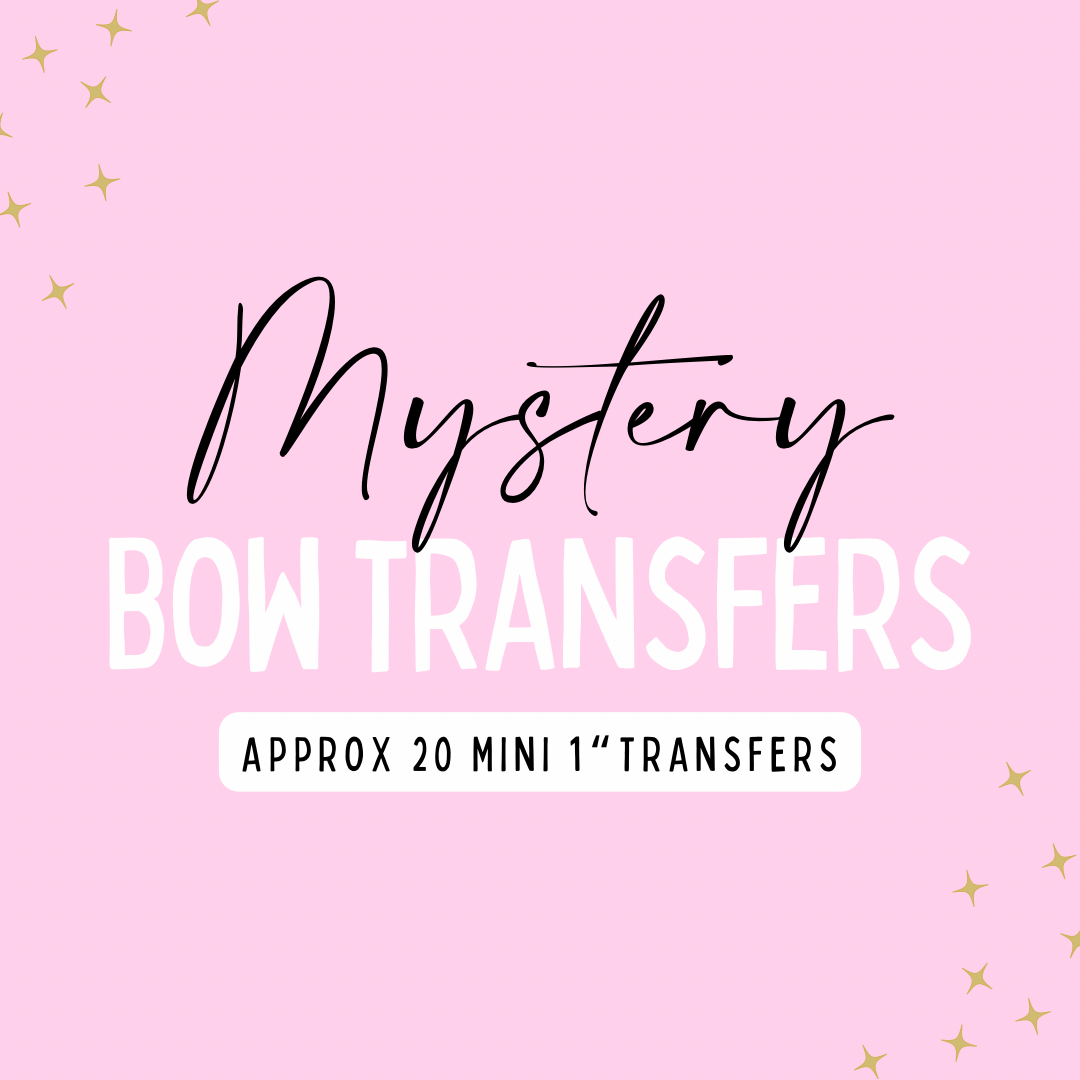 Mystery DTF Bow Transfers Pack