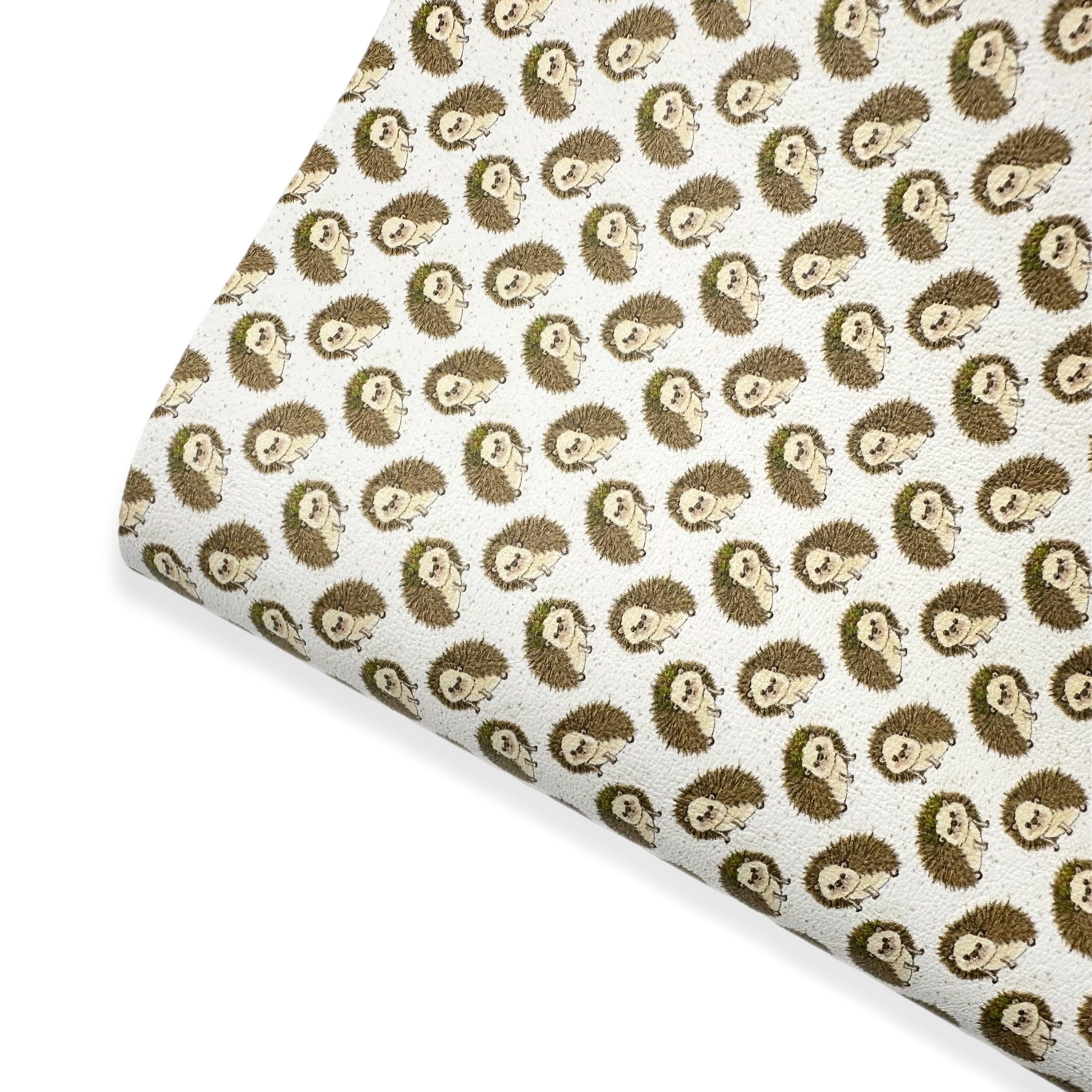 Little Hedgehog Premium Faux Leather Fabric