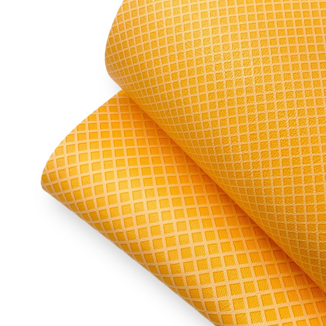 Wafer Cone Premium Faux Leather Fabric