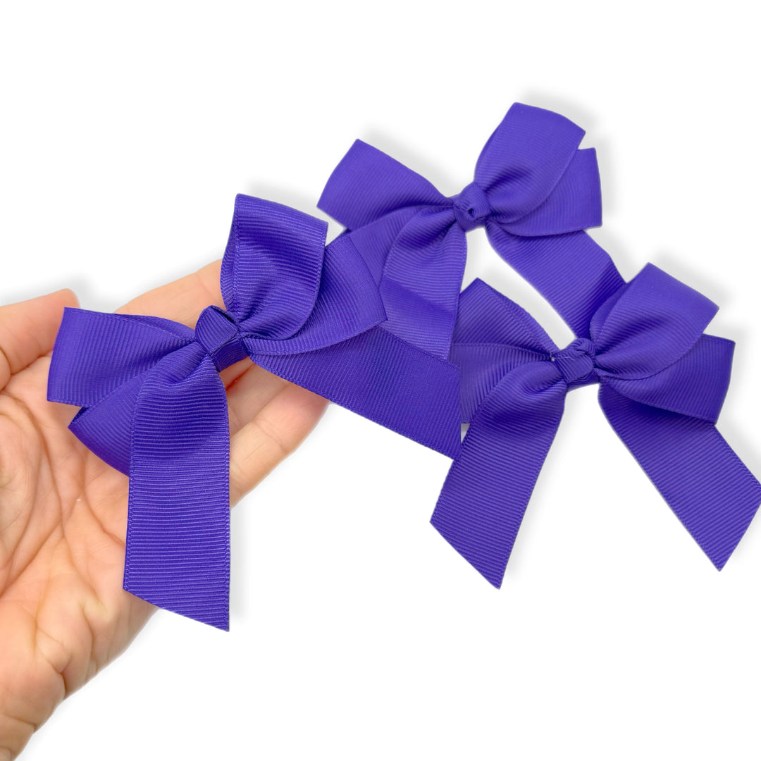 Grosgrain Ribbon Hair Bows 3.6”