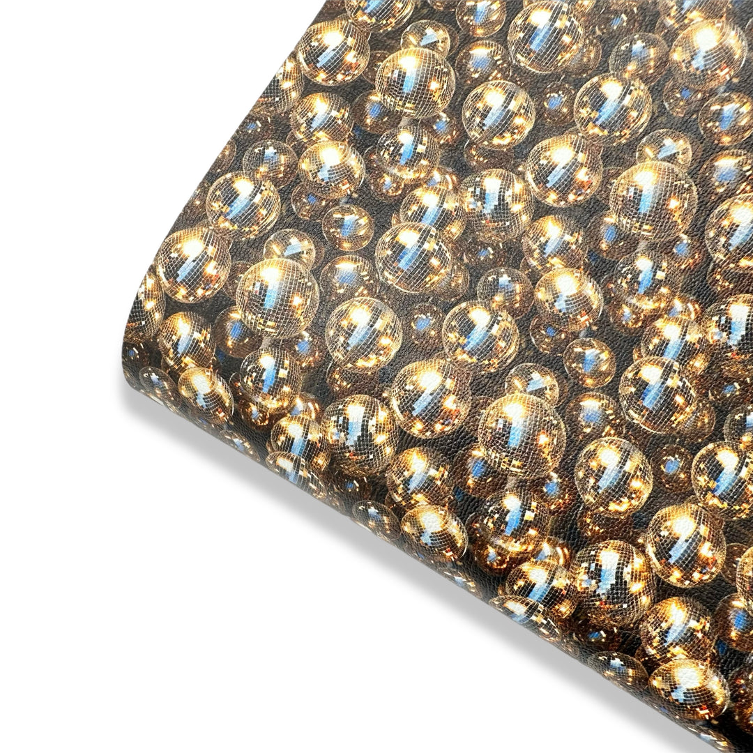 Goldie Disco Premium Faux Leather Fabric