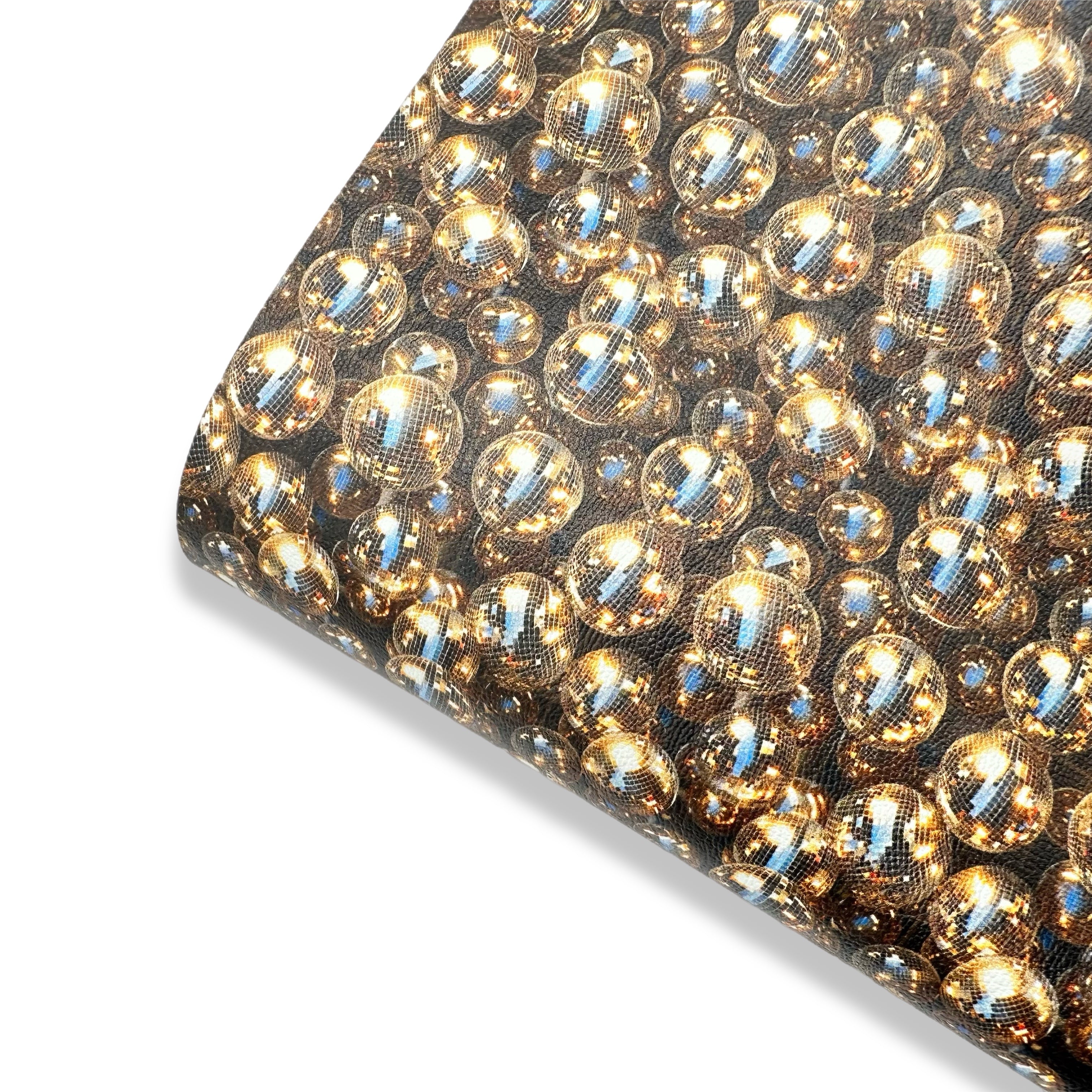 Goldie Disco Premium Faux Leather Fabric