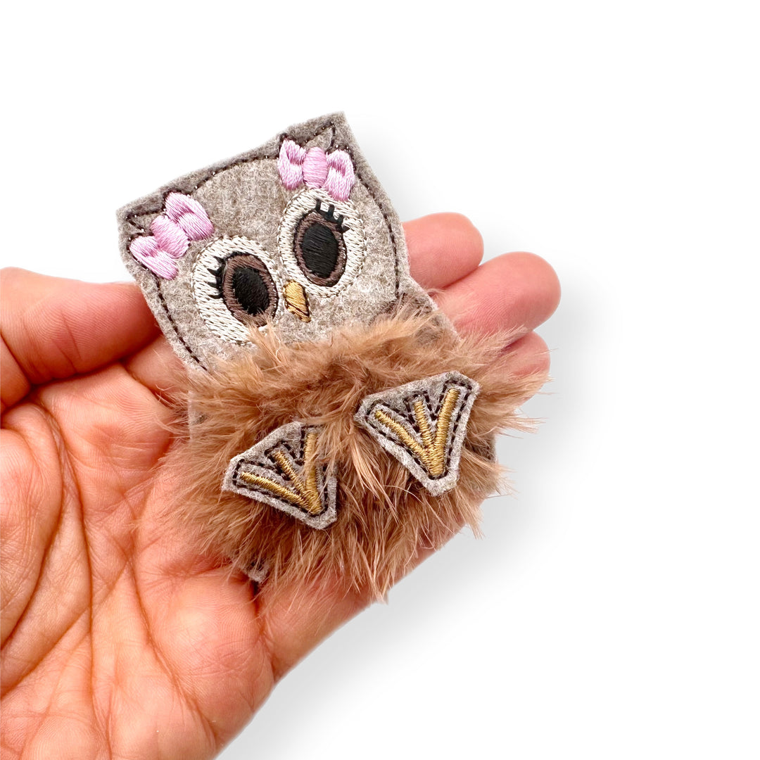 Olivia Owl Fur Baby - Fluffy Friends Felties