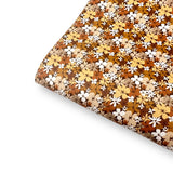 Autumn Ditsy Floral Premium Faux Leather Fabric Sheets