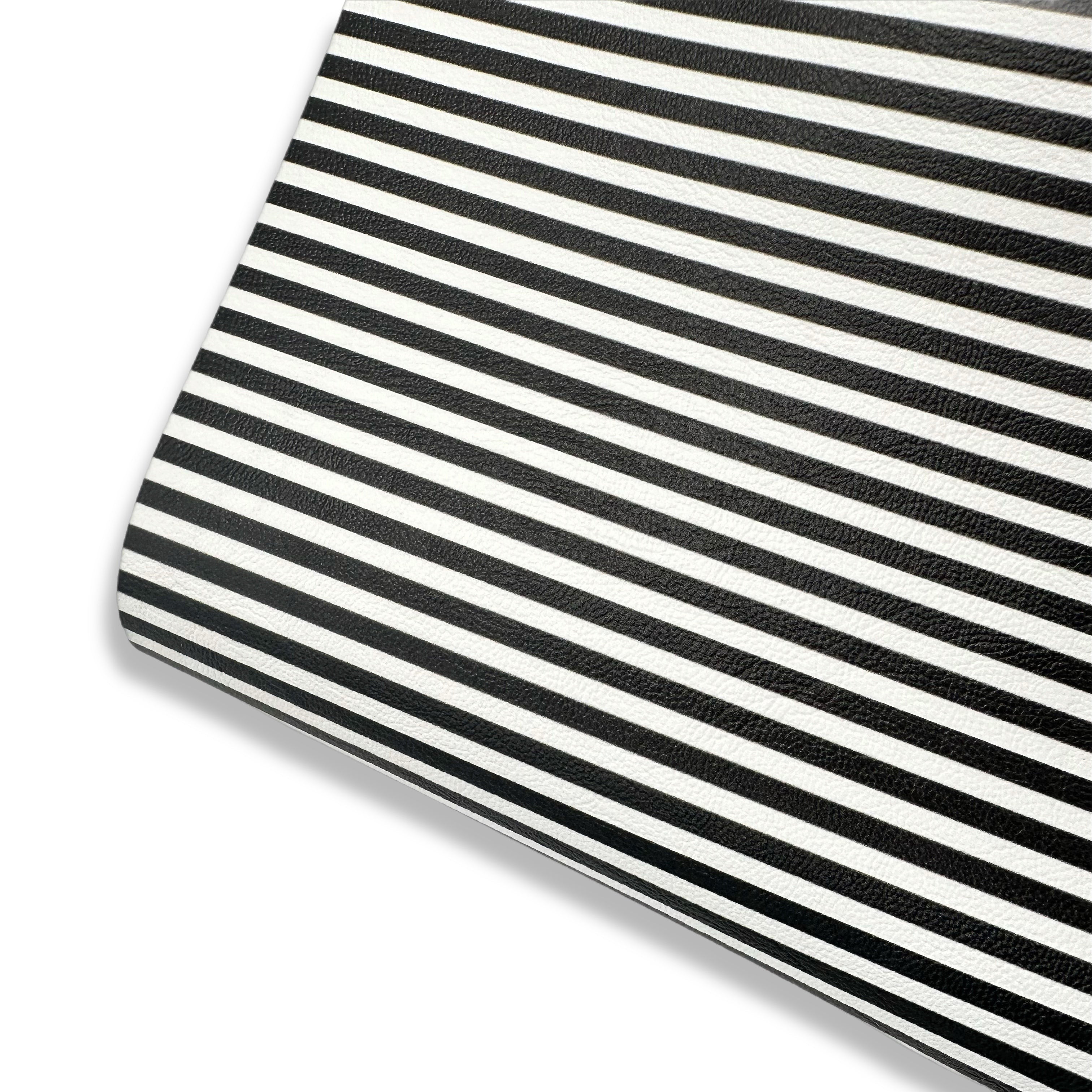 Mono Stripes Premium Faux Leather Fabric